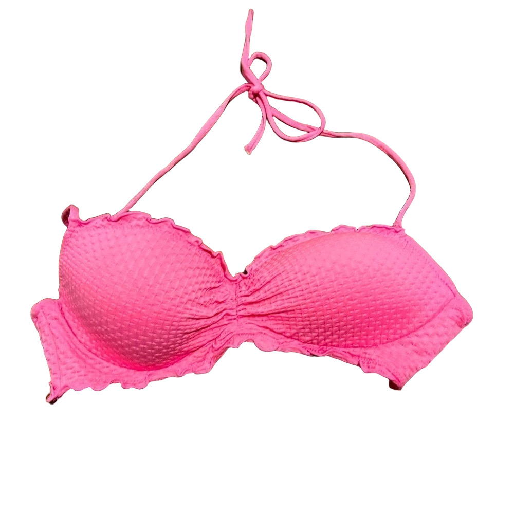 34B Coco Rave pink halter underwire Nixie Bandeau bikini top swimwear - Picture 2 of 8